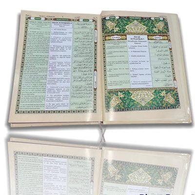 THE HOLY QUR’AN [ URDU TRANSLATION IN ROMAN ENGLISH SCRIPT ] WITH TRANSLITERATION & ARABIC TEXT
